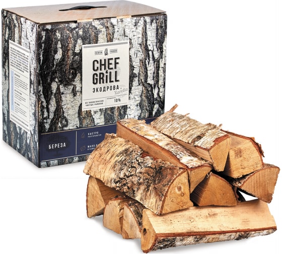 Дрова для мангала Chef Grill - купить в Москве - Мегамаркет