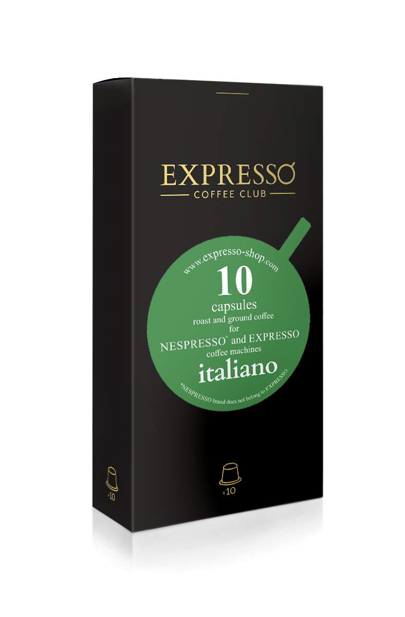 Кофе в капсулах Expresso Italiano 10 капсул - для капсульной кофемашины ...