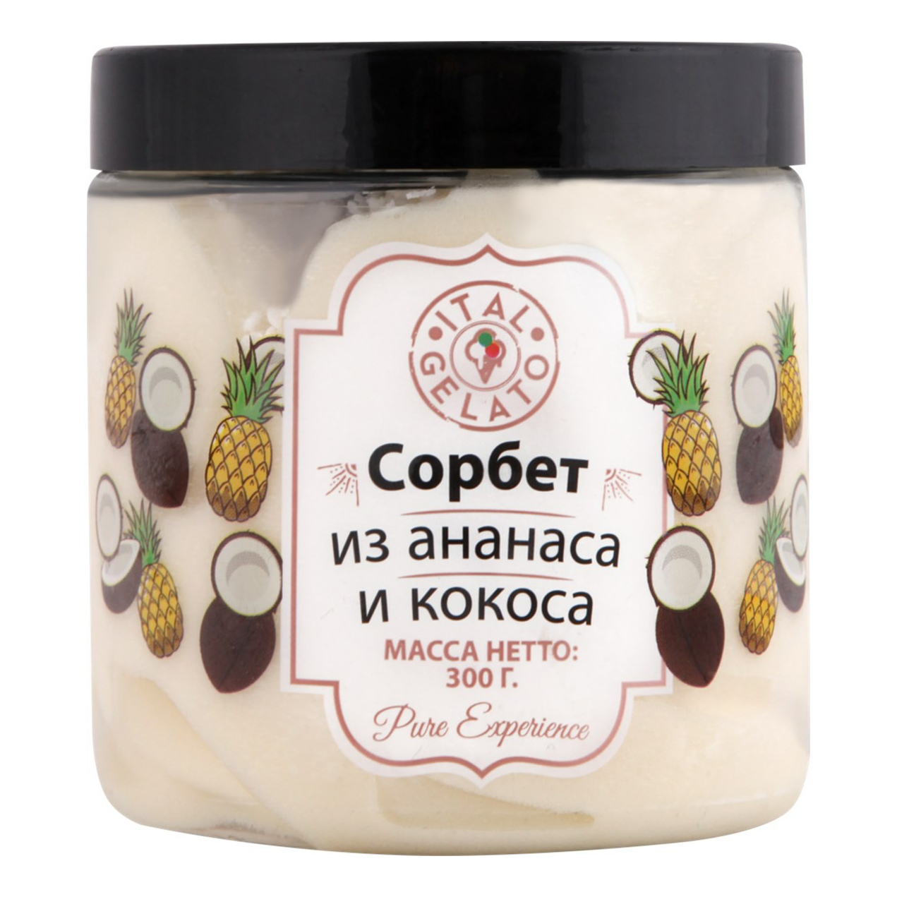 Сорбет Italgelato ананас-кокос 300 г - отзывы покупателей на Мегамаркет |  100056553367