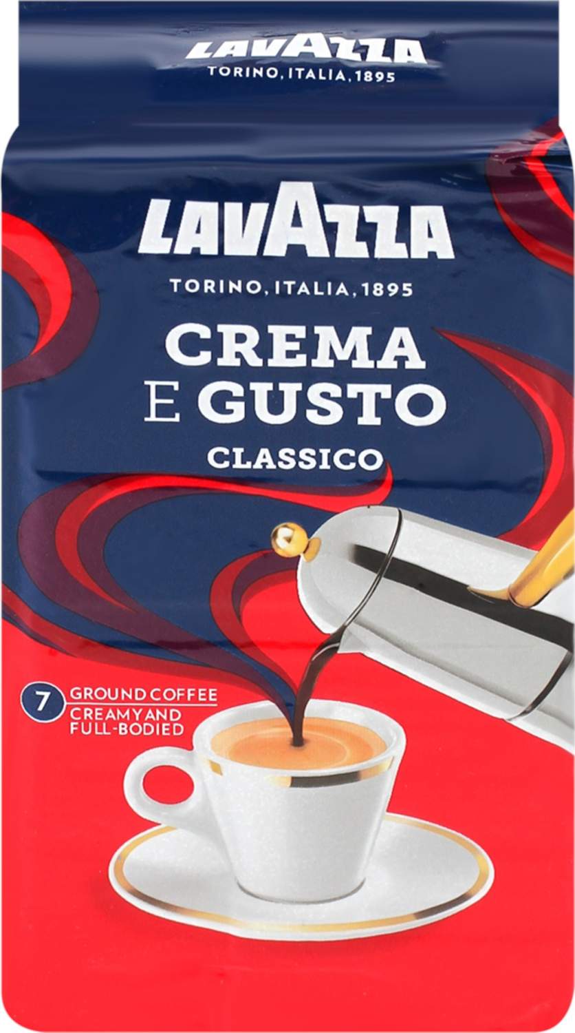 Кофе Lavazza Crema e Gusto молотый 250 г - отзывы покупателей на Мегамаркет