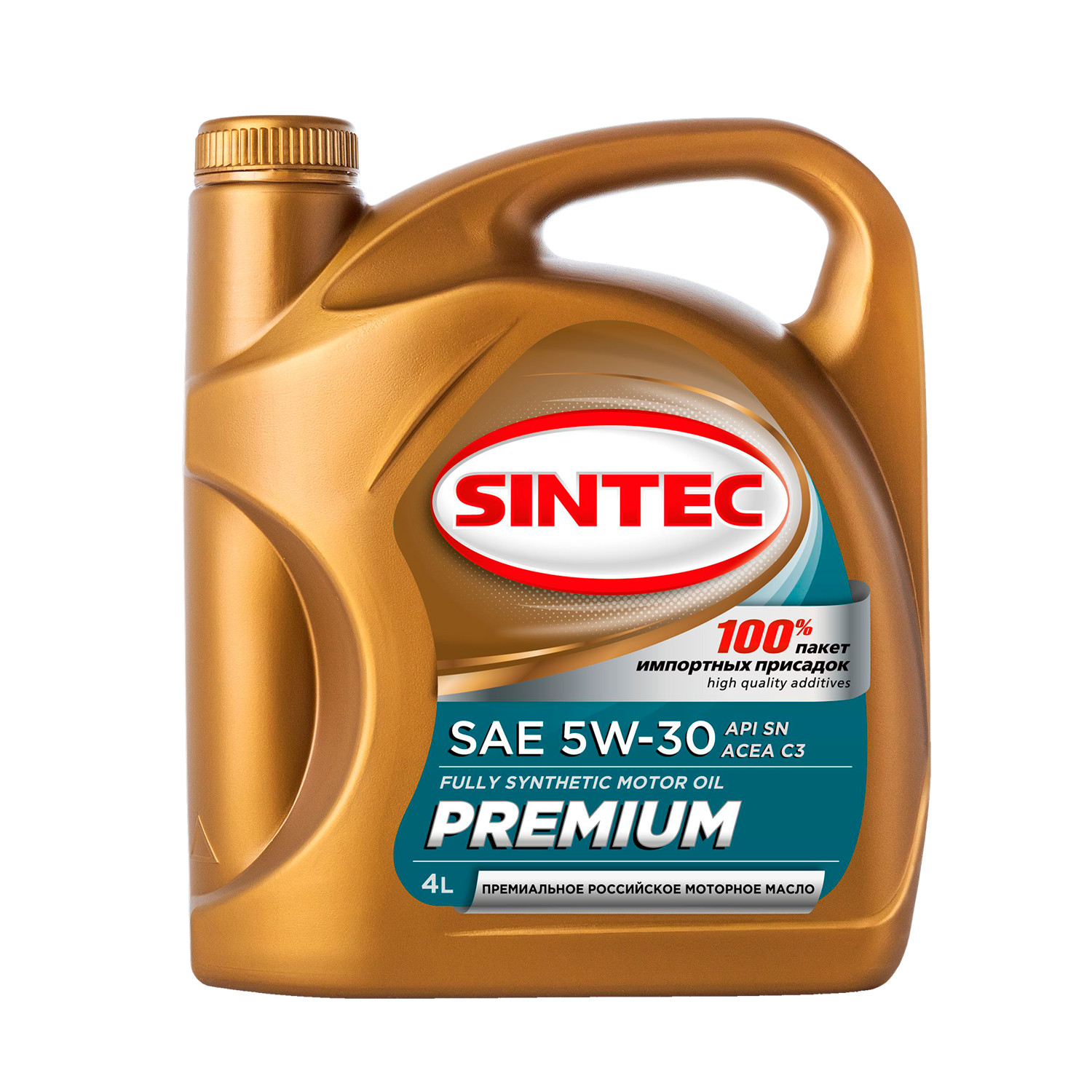 Моторное масло SINTEC синтетическое Premium SAE 5W30 ACEA C3 4 л - купить в  Москве, цены на Мегамаркет | 600009441709