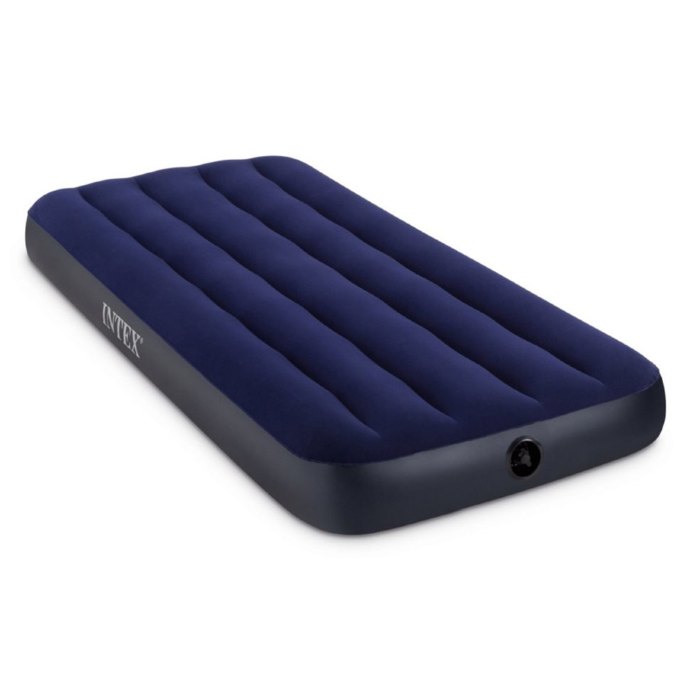 Надувной матрас Intex Classic downy airbed fiber-tech 64756 191x76x25 см -  отзывы покупателей на Мегамаркет | 100024556689