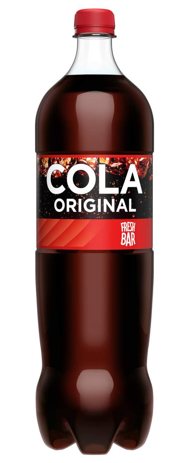 Напиток Fresh Bar Cola Original газированный, 1,5 л - отзывы покупателей на  маркетплейсе Мегамаркет | Артикул: 100051587725