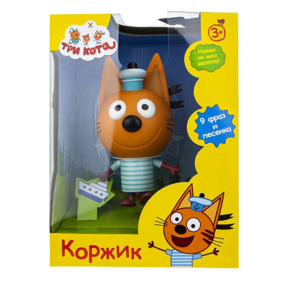 Отзывы о игрушечная фигурка говорящая 1TOY Три кота Коржик - отзывы  покупателей на Мегамаркет | игровые фигурки Т17189 - 100027477542