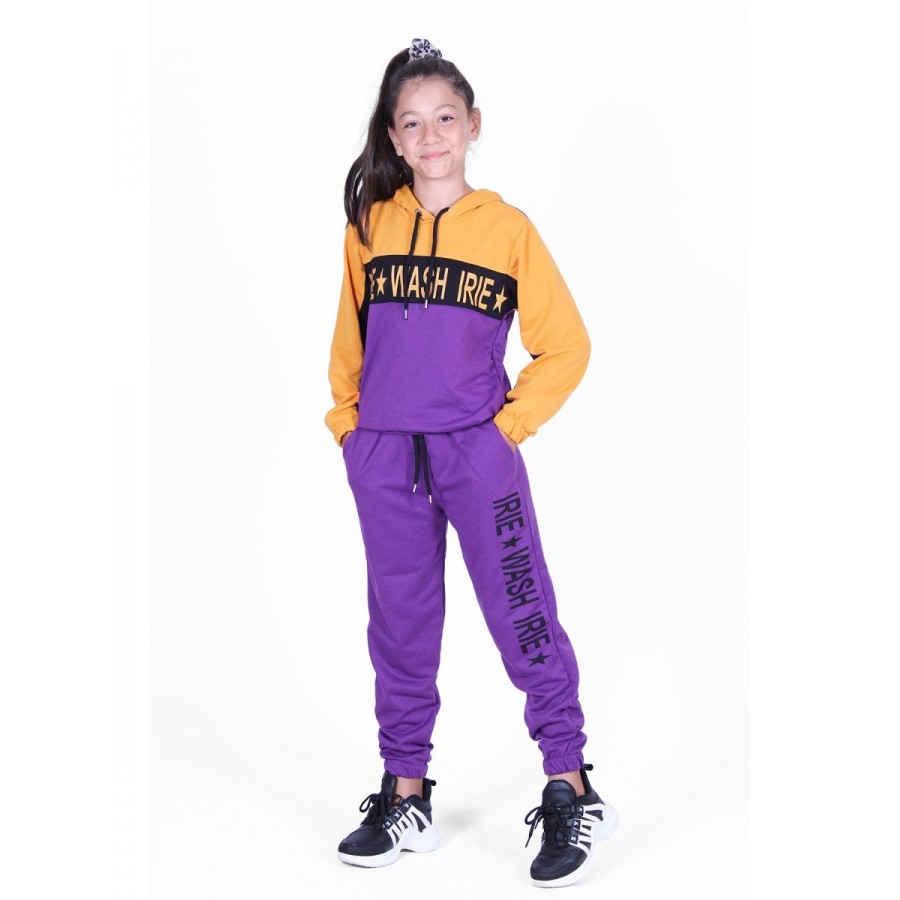 Купить костюм спортивный детскийCiggo 139SL цв. фиолетовый р. 158, цены вМоскве на Мегамаркет