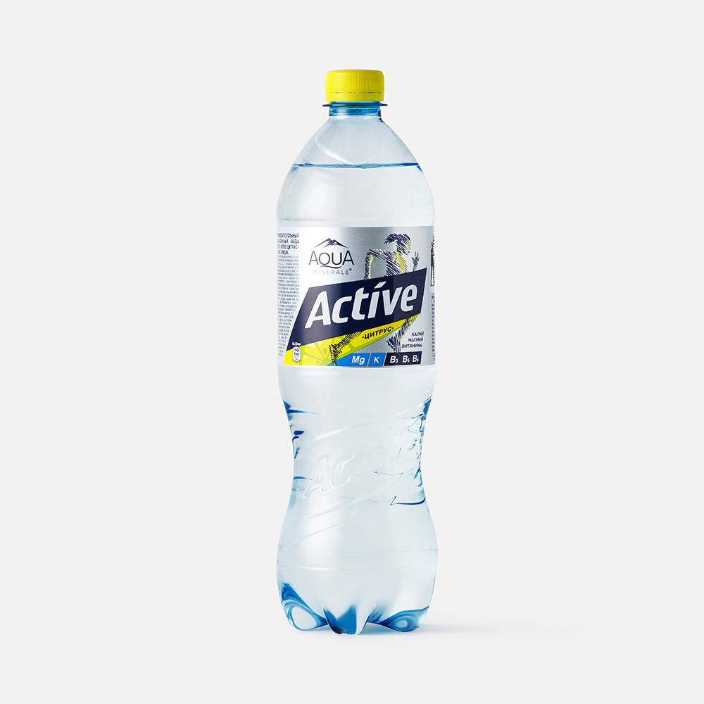 Купить вода питьевая Aqua Minerale Active, негазированная, со вкусом  лимона, 1 л, цены на Мегамаркет | Артикул: 100043577345