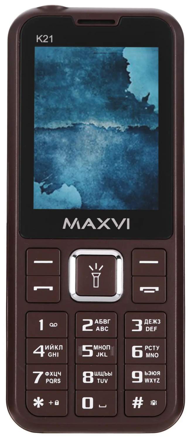 Сотовый телефон MAXVI K21 Chocolate, купить в Москве, цены в  интернет-магазинах на Мегамаркет