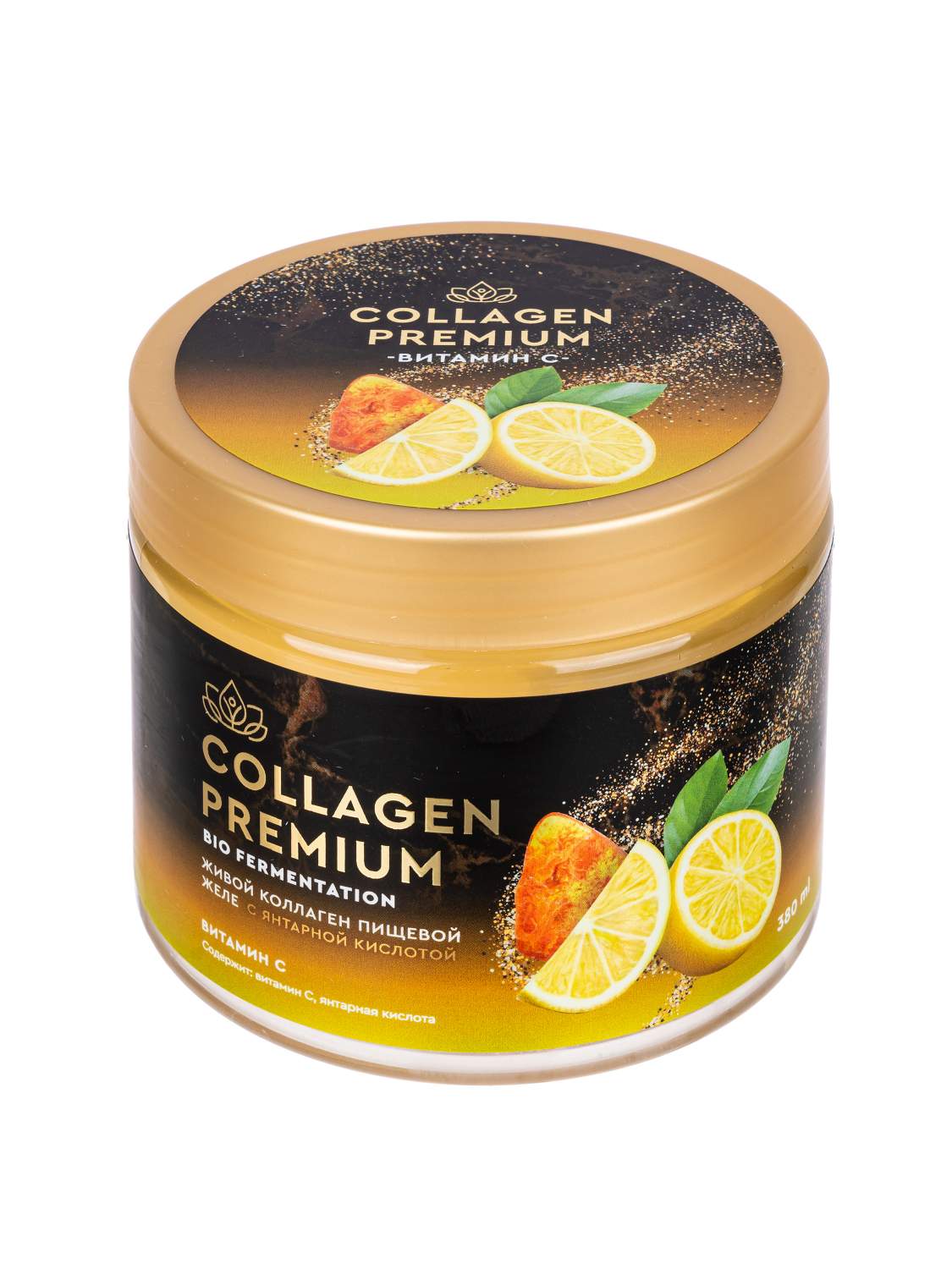 Пищевой коллаген Collagen Premium с витамином С и янтарной кислотой желе  380 г – купить в Москве, цены в интернет-магазинах на Мегамаркет