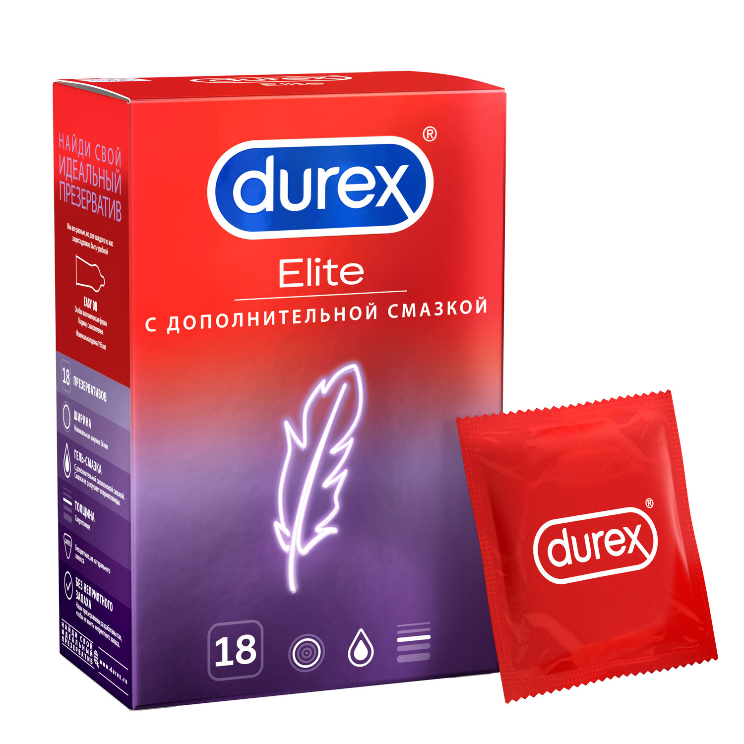 Презервативы Durex Elite 18 шт. - характеристики и описание на Мегамаркет