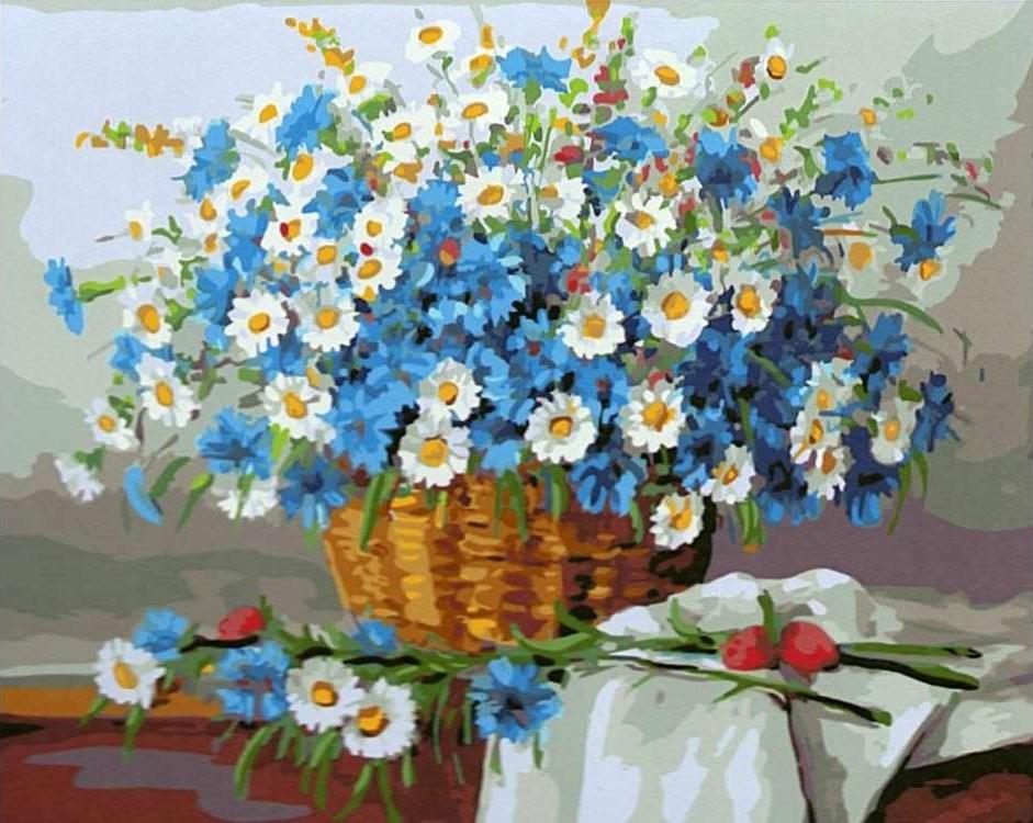 Пузикин Д. Н. Ромашки 50x40 cm 1993年