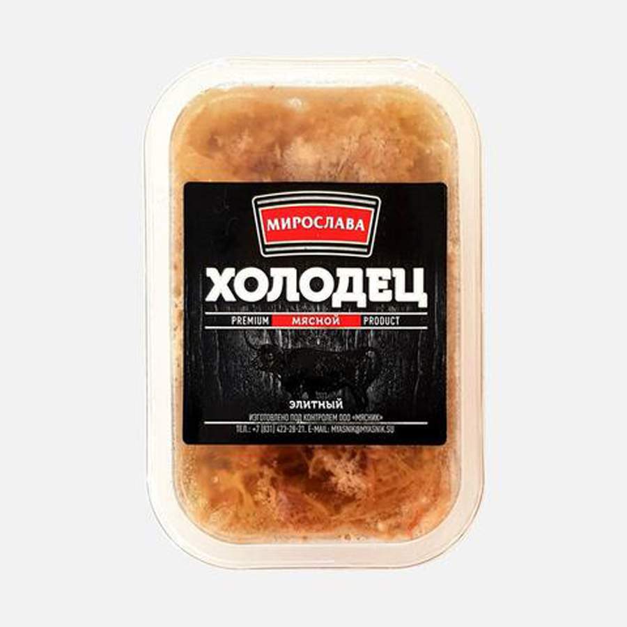 Купить холодец Мирослава Мясной, элитный, 300 г, цены на Мегамаркет |  Артикул: 100030010229