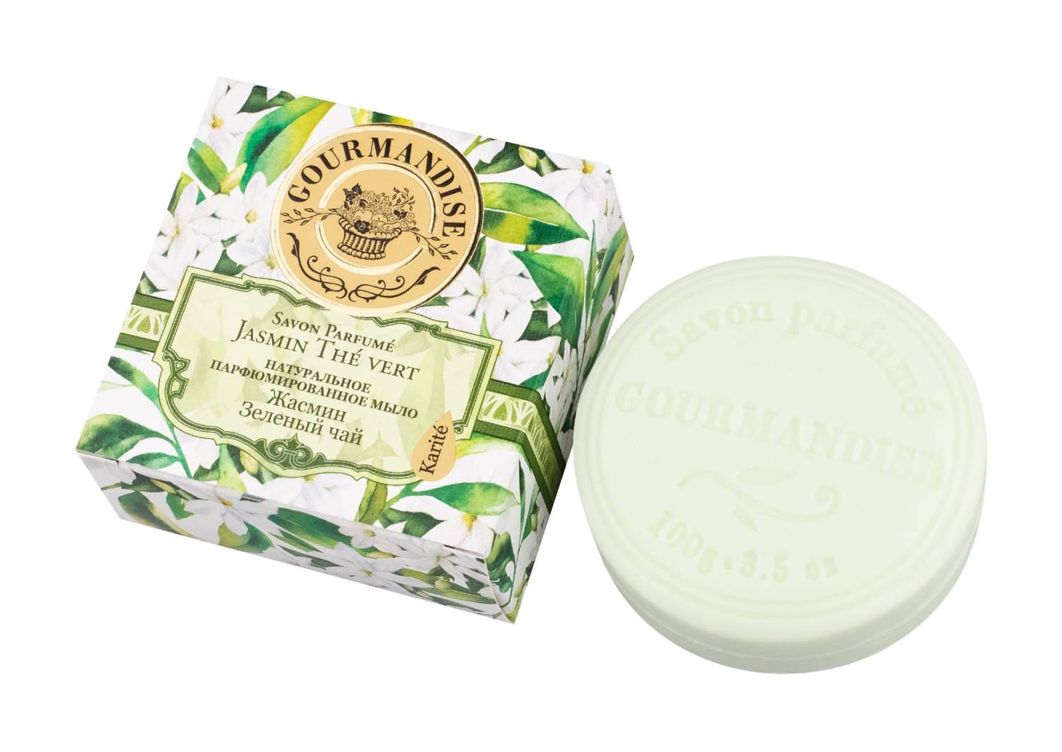 Купить мыло Gourmandise Savon Parfume Jasmin The Vert, цены на Мегамаркет |  Артикул: 100026373015