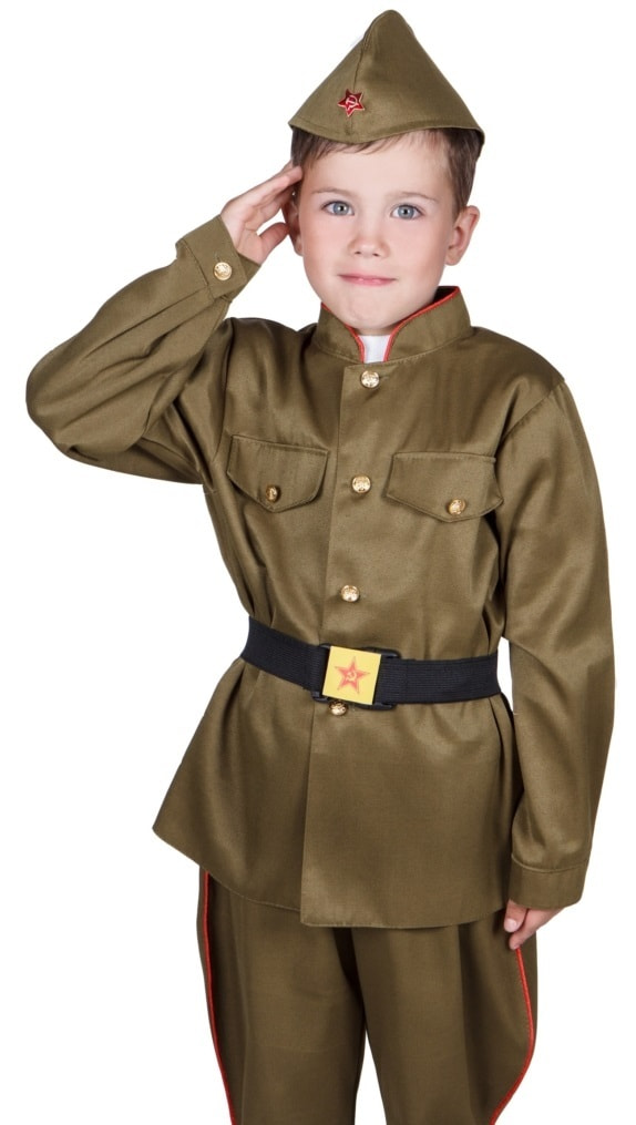 Военный костюм гимнастерка детская 100% хлопок
