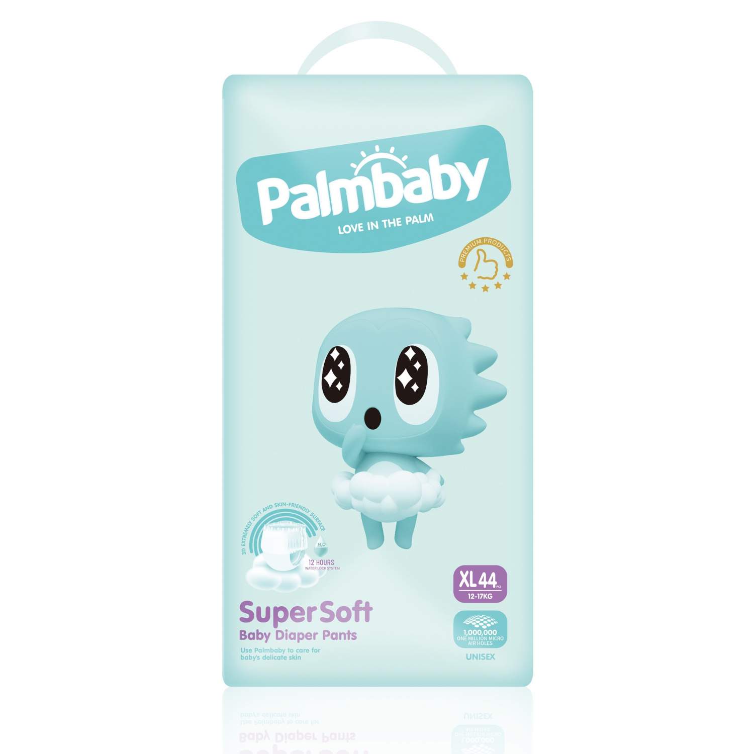 Отзывы о подгузники-трусики детские Palmbaby Super Soft Premium XL 12-17кг,  44 шт - отзывы покупателей на Мегамаркет | подгузники-трусики NK-18 550444  - 600003549363