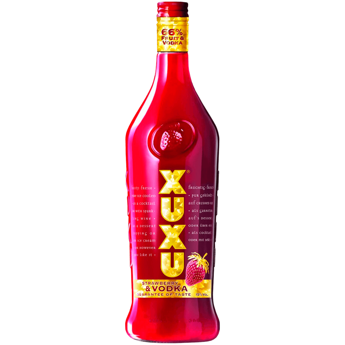 Ликер XUXU Strawberry & Vodka 0.7 л - отзывы покупателей на маркетплейсе  Мегамаркет | Артикул: 100025351584