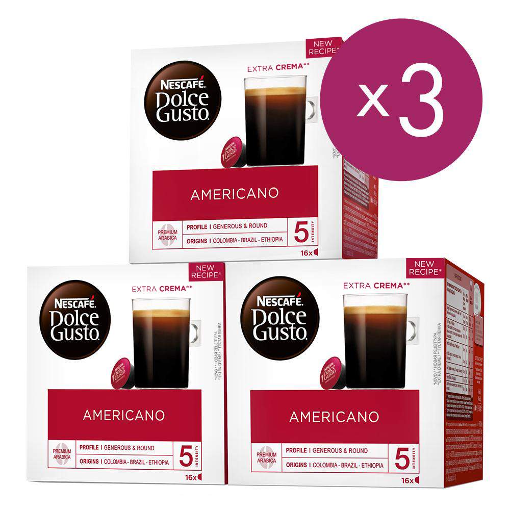 Кофе натуральный жареный молотый Nescafe Dolce Gusto Americano 3 штуки по  16 капсул - отзывы покупателей на маркетплейсе Мегамаркет | Артикул:  100025432738