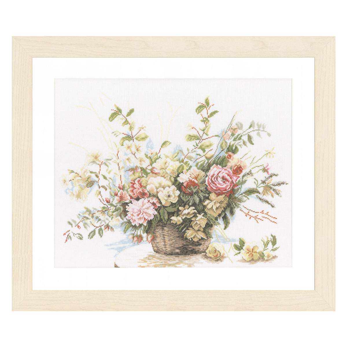 Набор для вышивания крестом Bouquet of Roses, Букет роз, 49x39см, LanArte