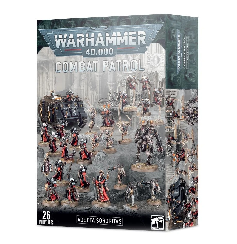 Миниатюры для игры Games Workshop Warhammer 40000 Combat Patrol Adepta  Sororitas 52-30 – купить в Москве, цены в интернет-магазинах на Мегамаркет