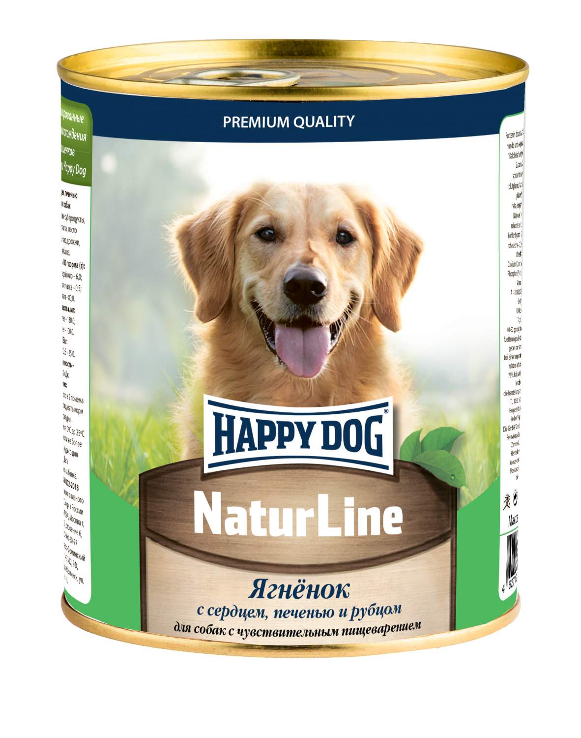 Купить консервы для собак Happy Dog Natur Line, ягненок, 12шт по 970г, цены  в Москве на Мегамаркет | Артикул: 600003836532