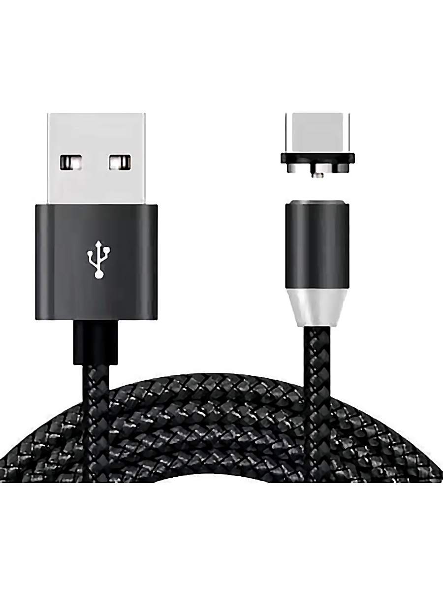 Кабель магнитный Zibelino DC Magnetic USB-USB Type-C (Black), купить в  Москве, цены в интернет-магазинах на Мегамаркет