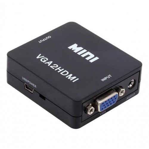 Переходник 0.1 m HDMI(m) - Vga(f)+Audio+доп. питание, AT1014