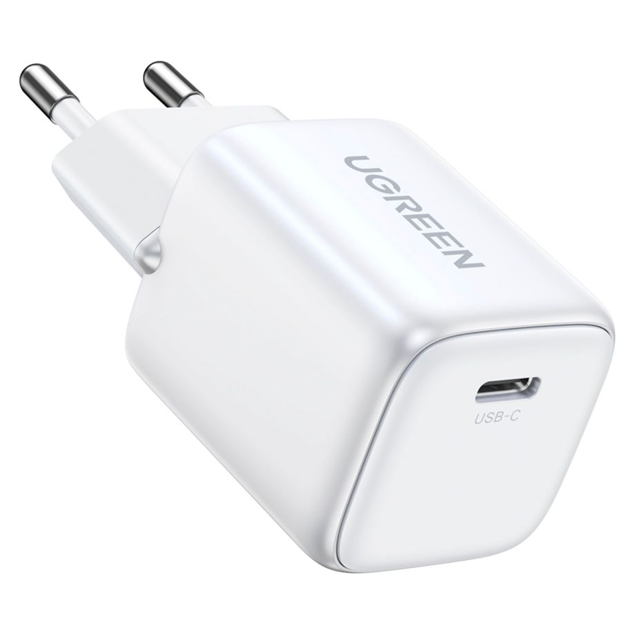 Сетевое зарядное устройство uGreen CD319 Nexode Mini USB-C 30W 3 А белый  (15326), купить в Москве, цены в интернет-магазинах на Мегамаркет