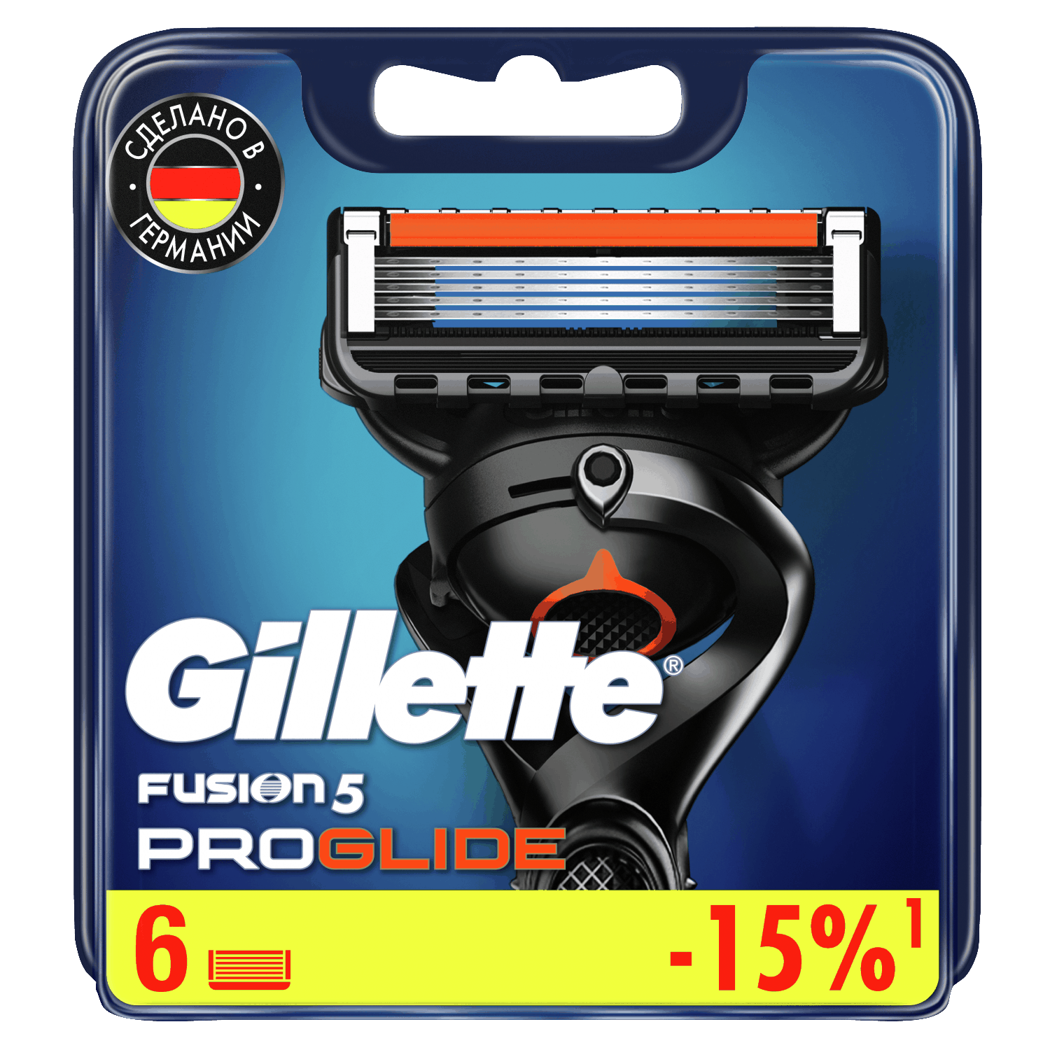 Купить сменные кассеты Gillette Fusion5 ProGlide 6 шт, цены на ...