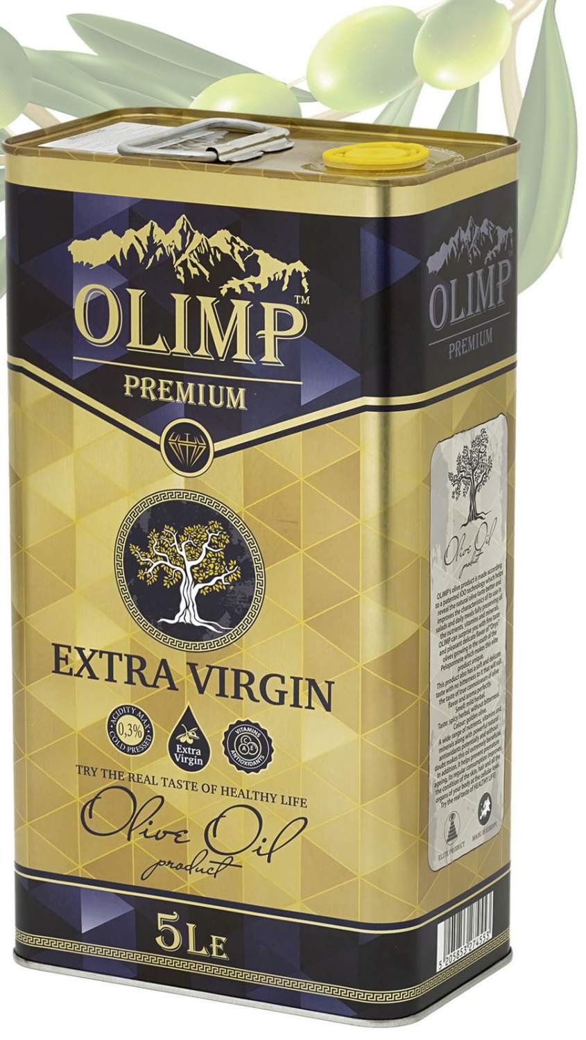 Купить оливковое масло Olimp Extra Virgin Olive Oil Premium quality 5л,  Греция, цены на Мегамаркет | Артикул: 100051907033