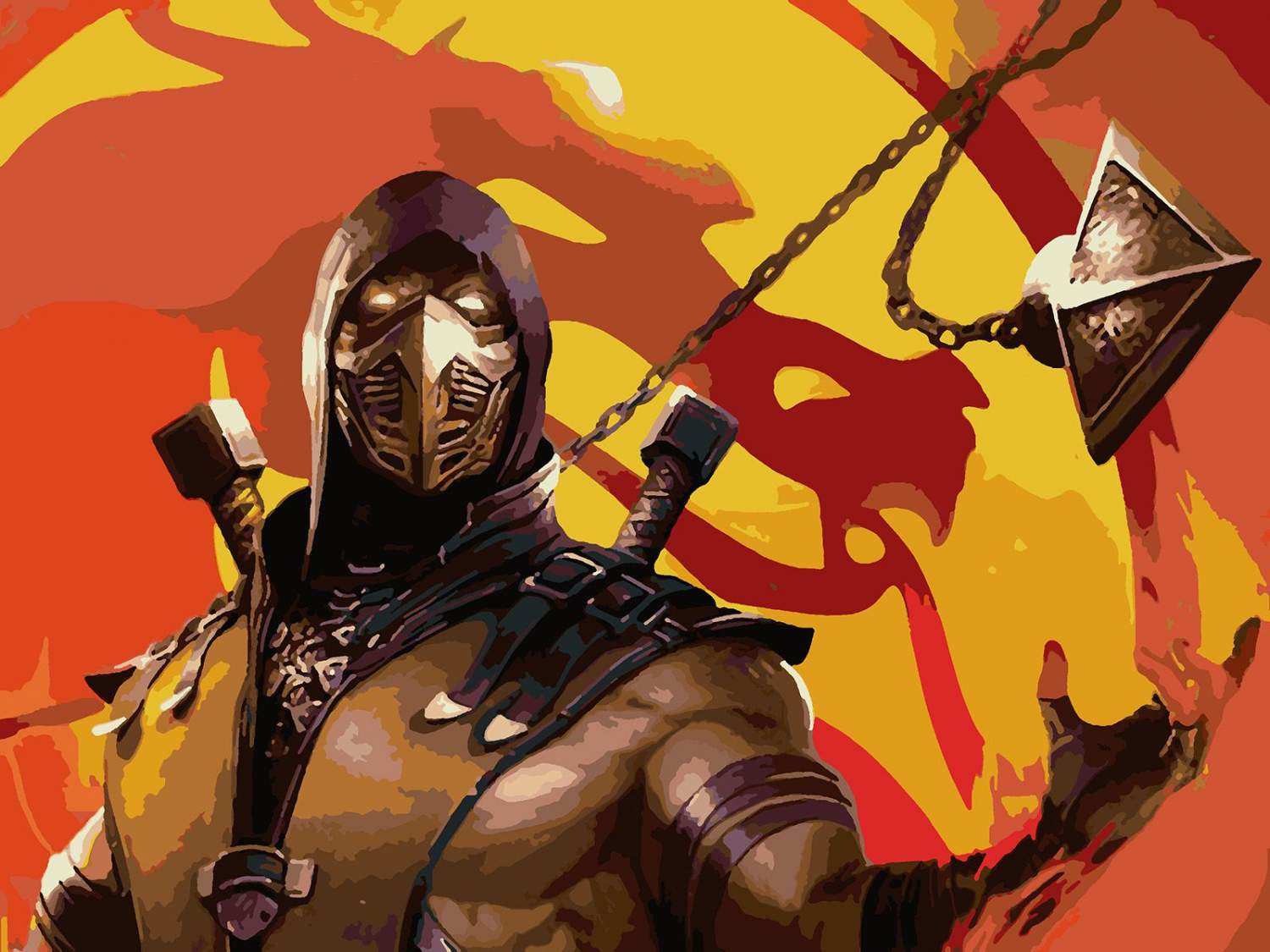 Картины по номерам mortal kombat