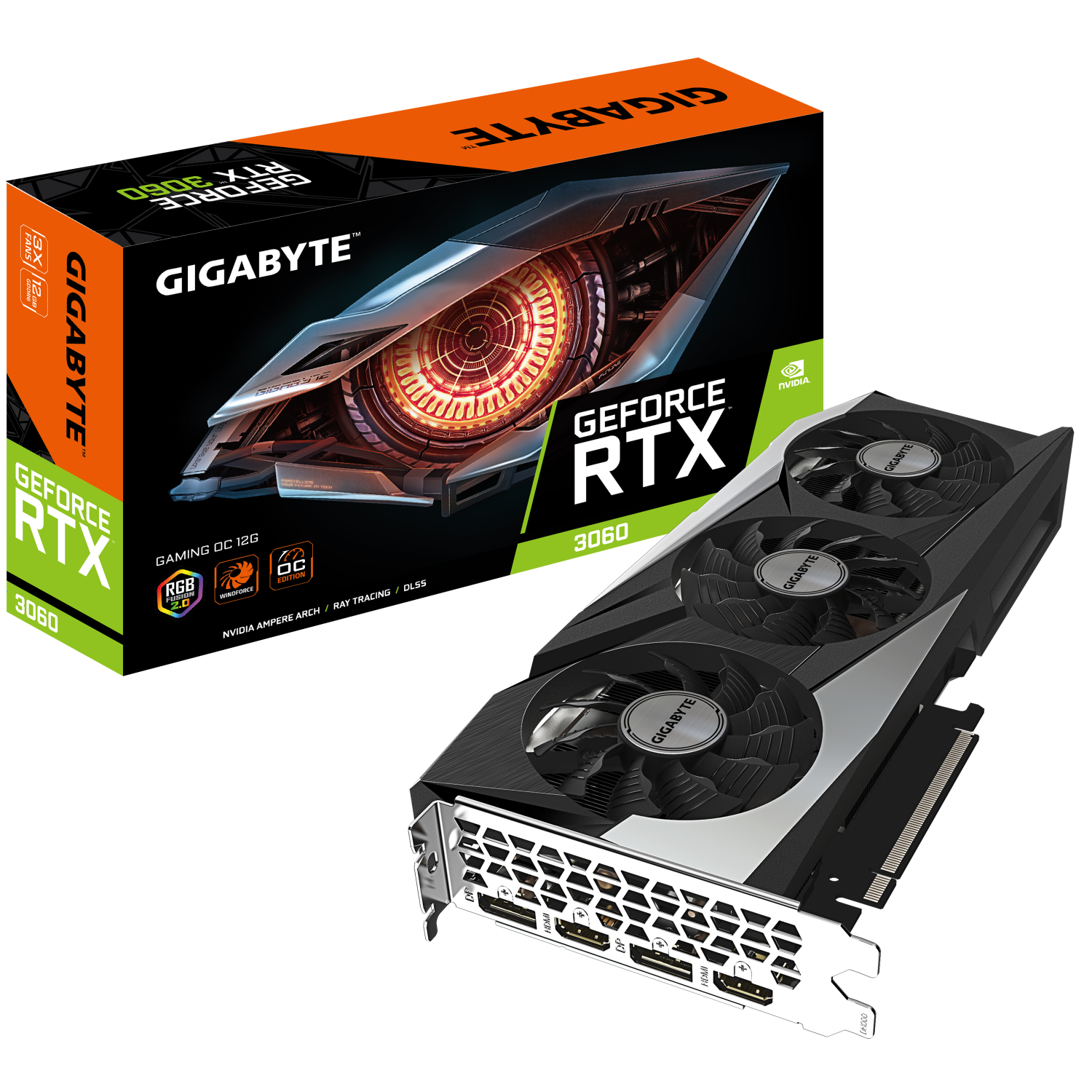 Видеокарта GIGABYTE NVIDIA GeForce RTX 3060 Gaming OC (LHR) (GV-N3060GAMING  OC-12GD) - отзывы покупателей на маркетплейсе Мегамаркет | Артикул:  100028286015