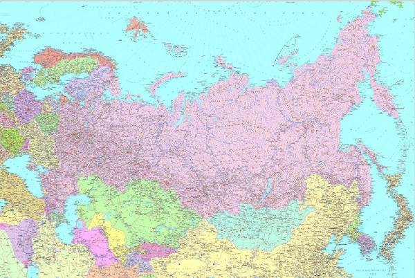 Карта снг