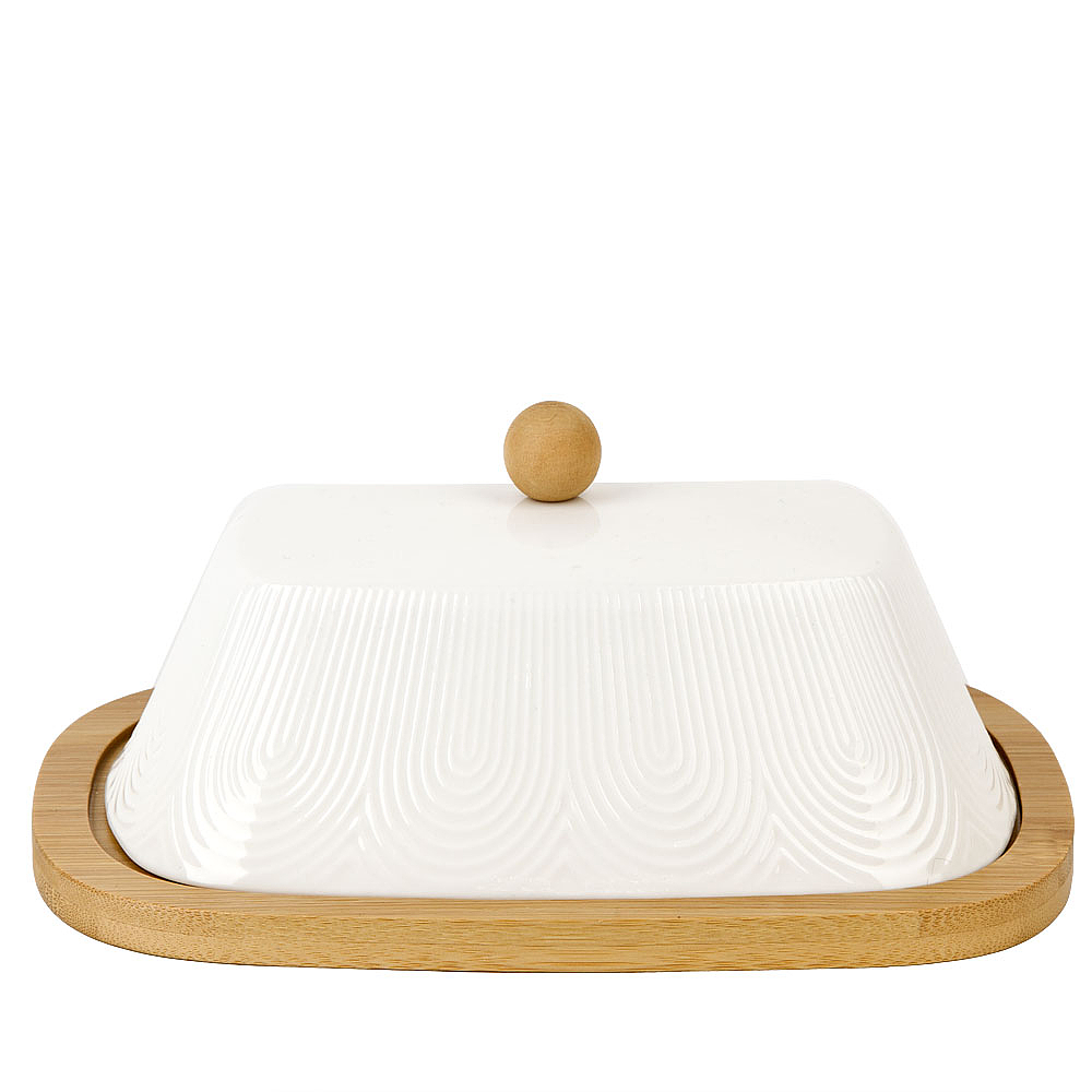 Масленка для масла Naturel фарфор размер 20,5х14,5х8,5 см 2630309 ...