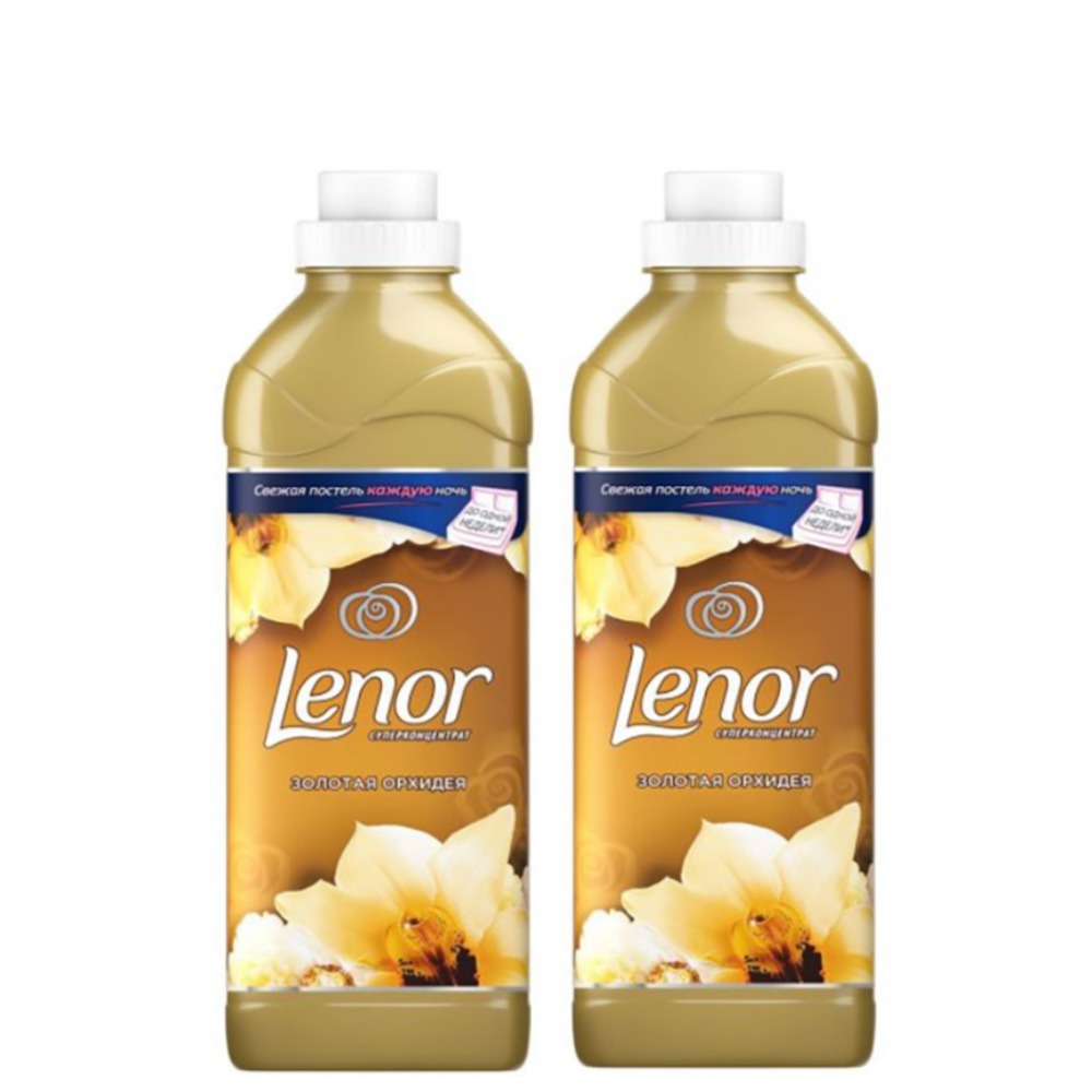 Концентрированный кондиционер для белья Lenor Золотая орхидея 0.93 л. 2 шт  CFSGOL-2/0.9L - купить в Москве, цены на Мегамаркет | 600003419832