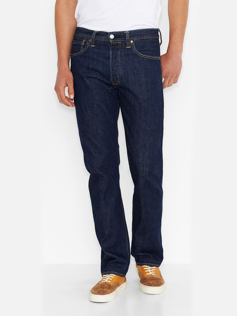 Levis 501 navy deals blue