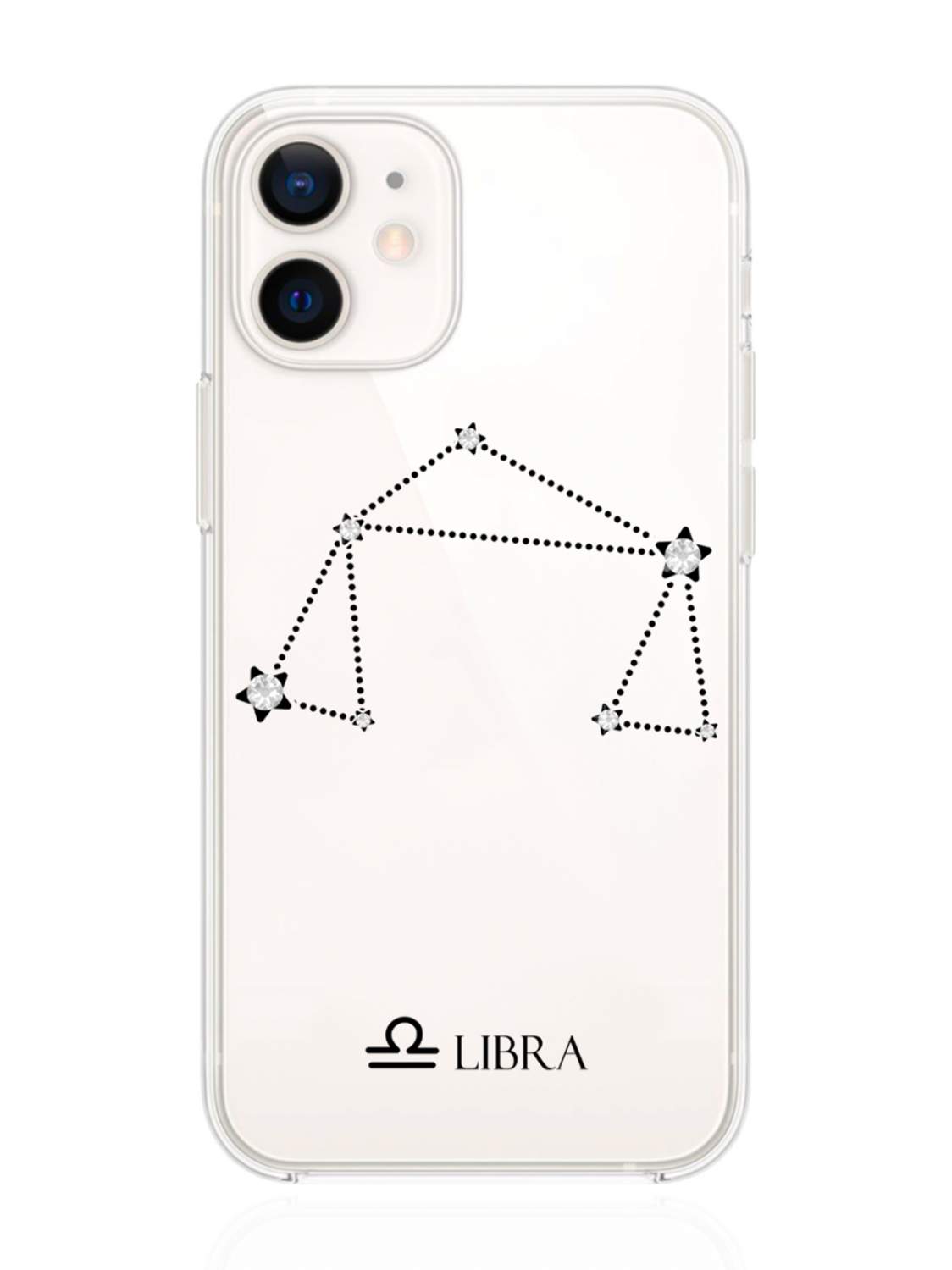 Чехол с инкрустацией кристаллами Lux для iPhone 12 Mini Весы Libra, купить  в Москве, цены в интернет-магазинах на Мегамаркет