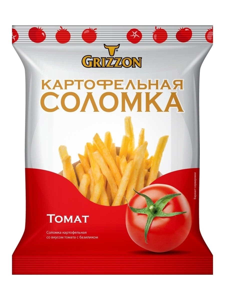 Соломка Grizzon картофельная, со вкусом томата, 120 г - отзывы покупателей  на Мегамаркет