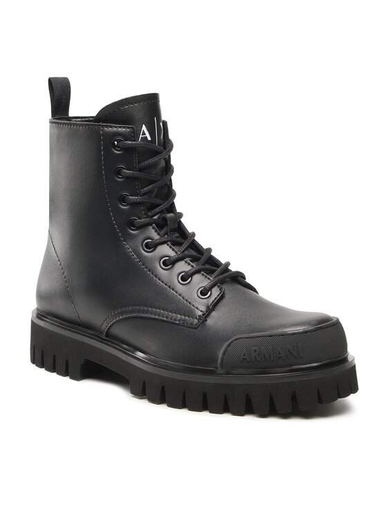 Ботинки XUM008 XV612 00002 Armani Exchange Черный 42 EU - купить в Москве,цены на Мегамаркет
