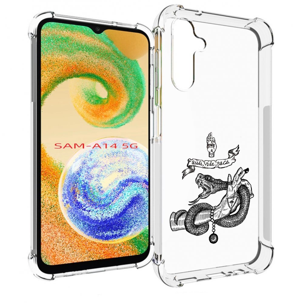 Чехол MyPads змея на руке рисунок для Samsung Galaxy A14 5G, купить в  Москве, цены в интернет-магазинах на Мегамаркет