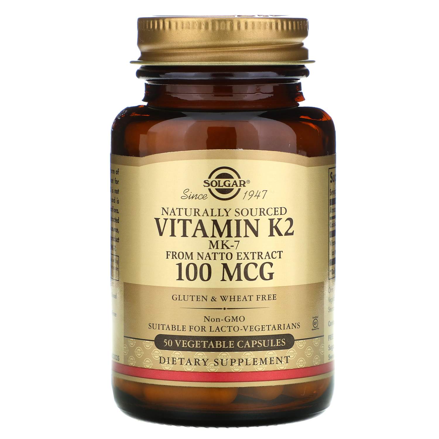 Solgar Витамины Solgar Vitamin K2 100 мкг, 50 капс - купить в  интернет-магазинах, цены на Мегамаркет | витаминные комплексы