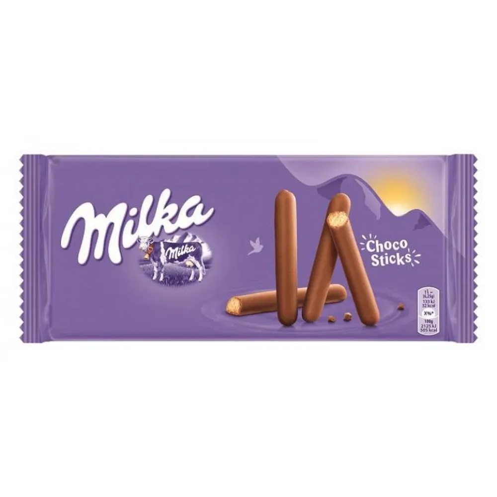 Купить шоколадные палочки Milka Choco Sticks, 112 г, цены на Мегамаркет |  Артикул: 100045982179