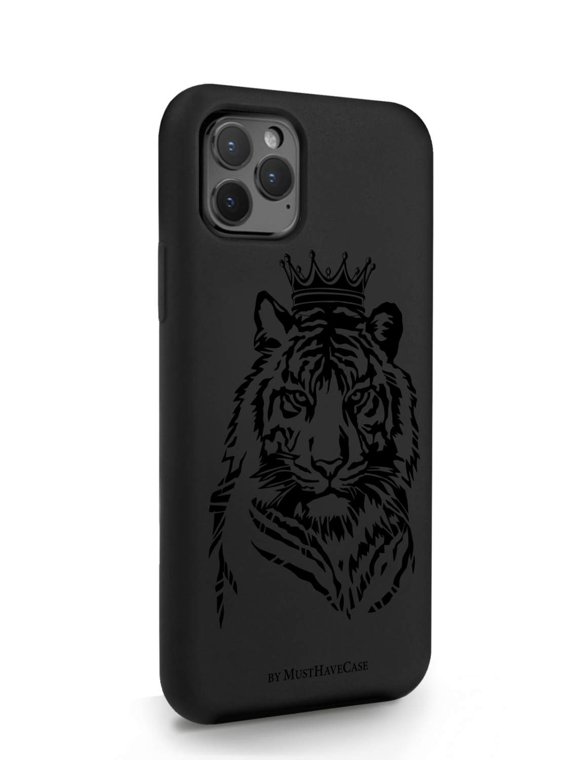 Чехол MustHaveCase для iPhone 11 Pro Тигр с Короной черный, купить в  Москве, цены в интернет-магазинах на Мегамаркет