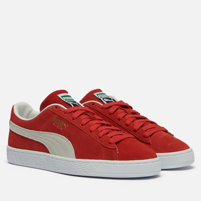 Red puma discount suede platform