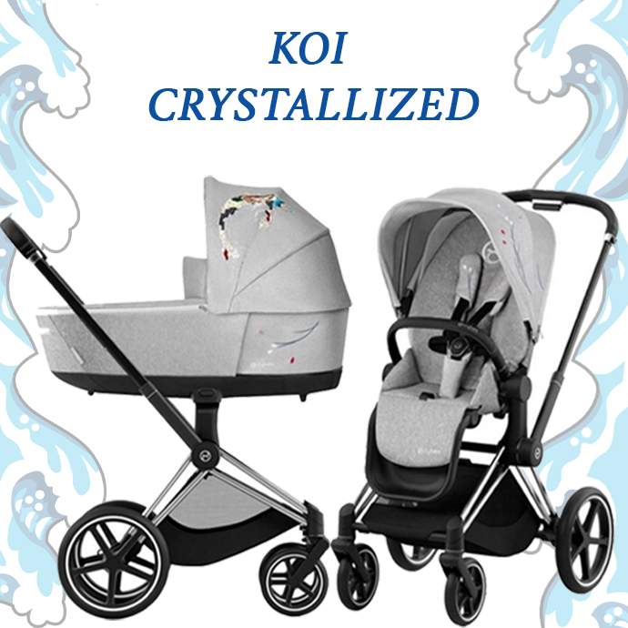 2 1 Cybex Priam IV Koi FE Koi Crystallized Chrome black