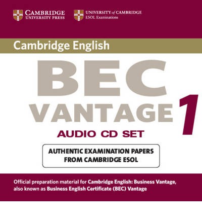 Cambridge BEC Vantage 1 Practice Tests Audio CD 2 CDs