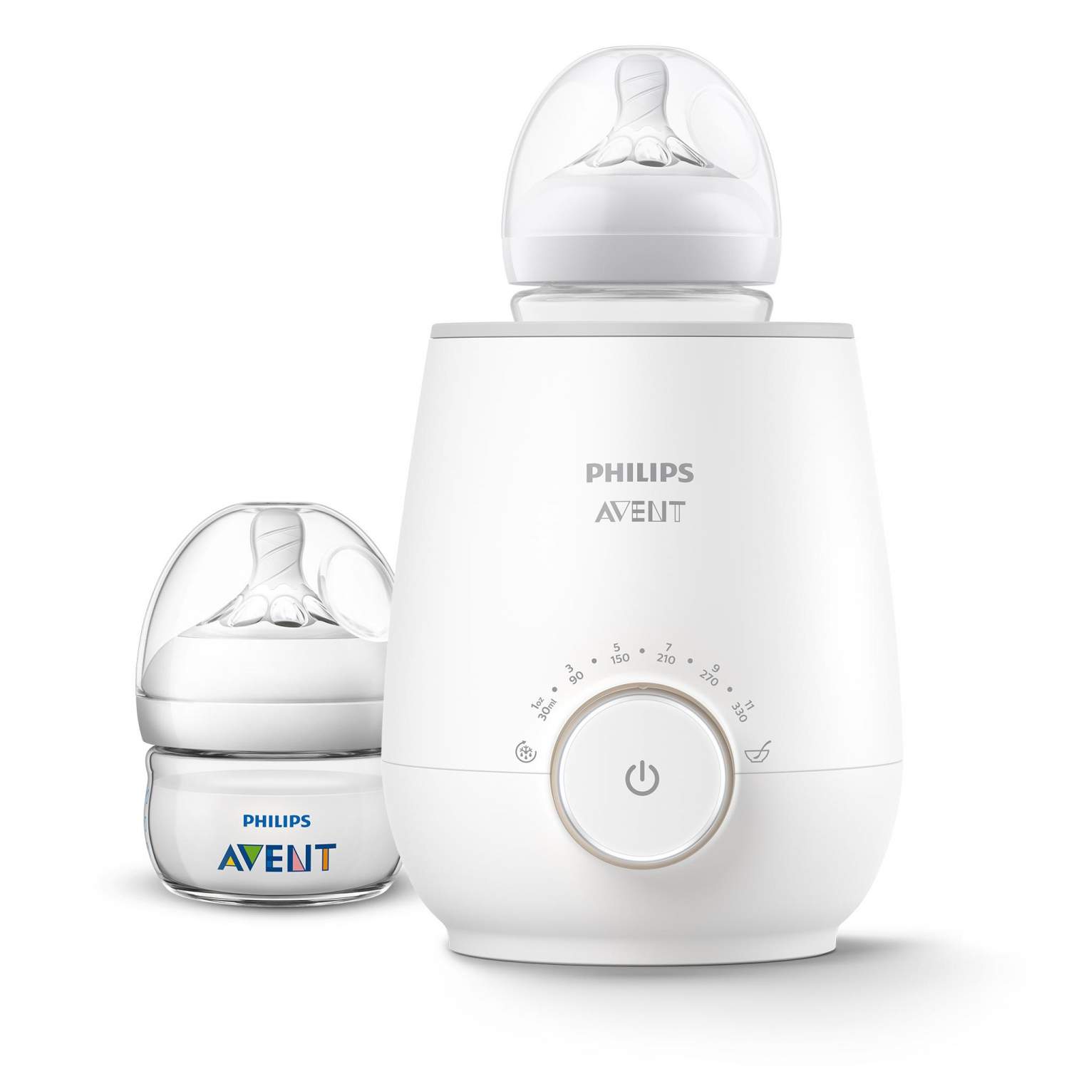 Подогреватель для бутылочек Philips Avent SCF358/00 + Бутылочка Natural  SCF039/17 60 мл - отзывы покупателей на Мегамаркет