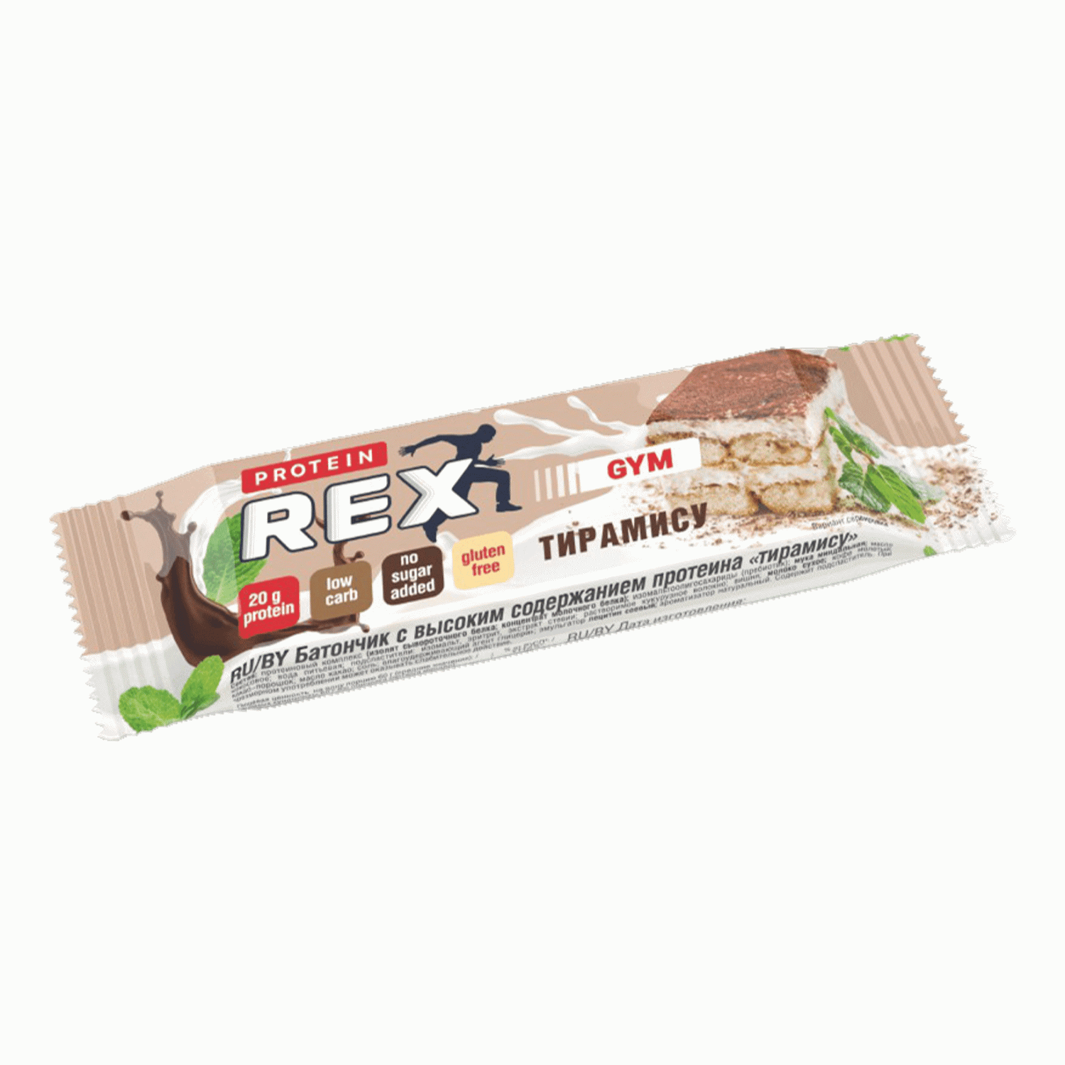 Купить протеиновый батончик Protein Rex Тирамису 60 г, цены на Мегамаркет |  Артикул: 100029754716