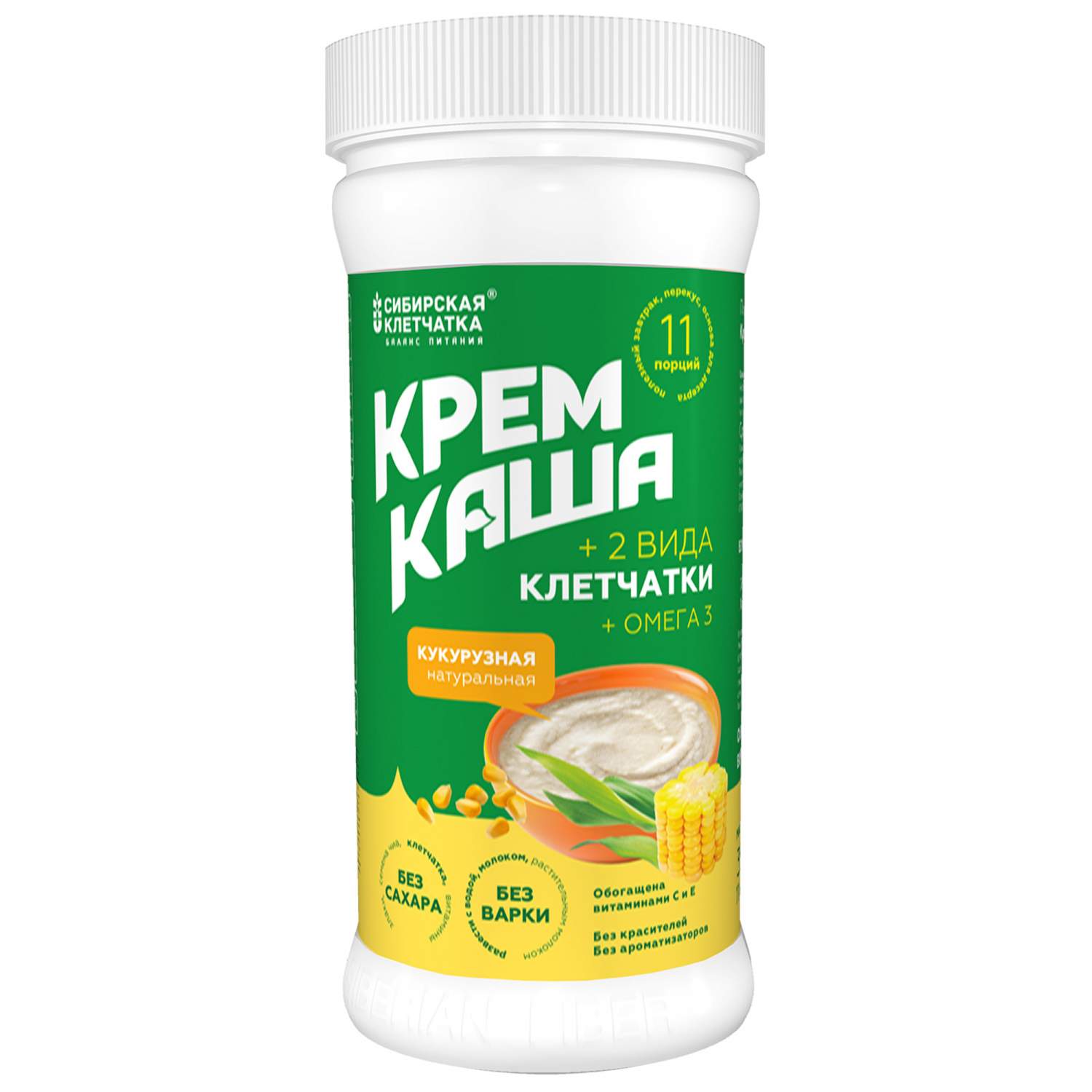 Купить каша кукурузная Сибирская клетчатка, 350 г, цены на Мегамаркет |  Артикул: 600013883160