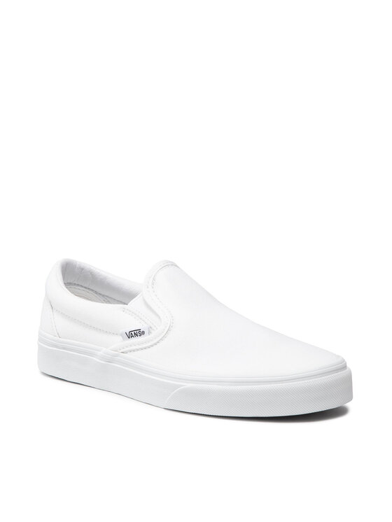 All white slide on 2025 vans