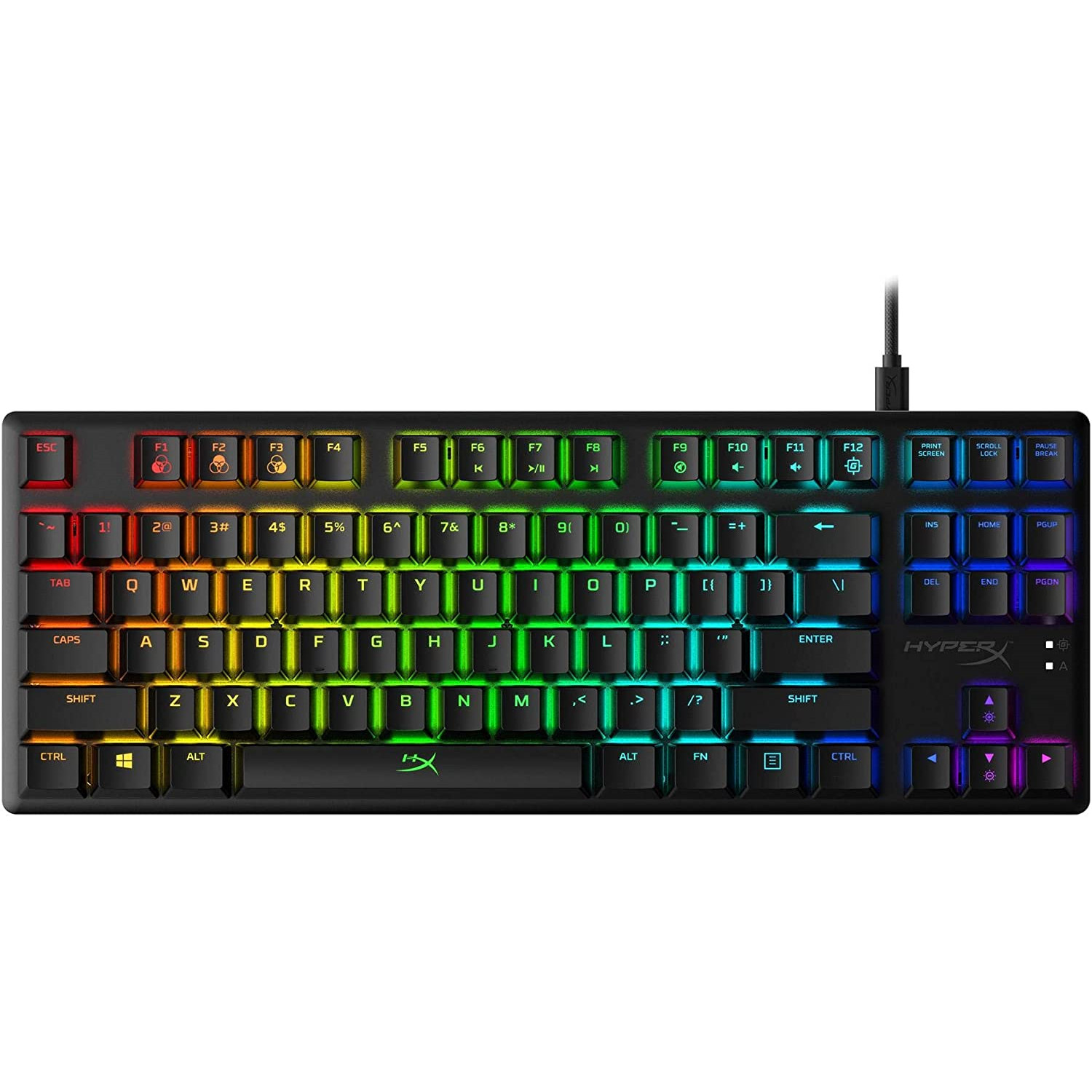 Как разобрать клавиатуру hyperx alloy origins core Проводная игровая клавиатура HyperX Alloy Origins Core Black (HX-KB7RDX-US) - ку