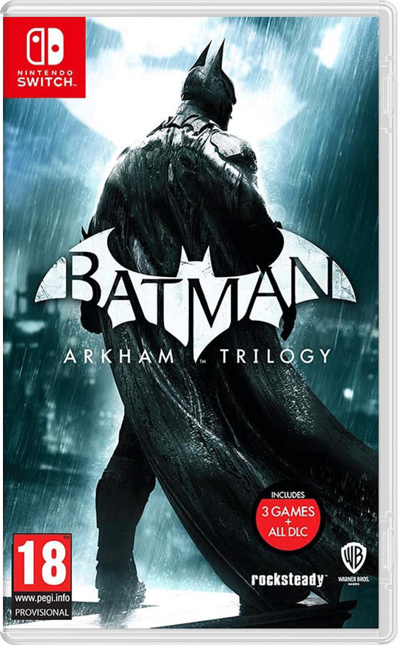 Игра Batman: Arkham Trilogy (Nintendo Switch, русские субтитры), купить в  Москве, цены в интернет-магазинах на Мегамаркет